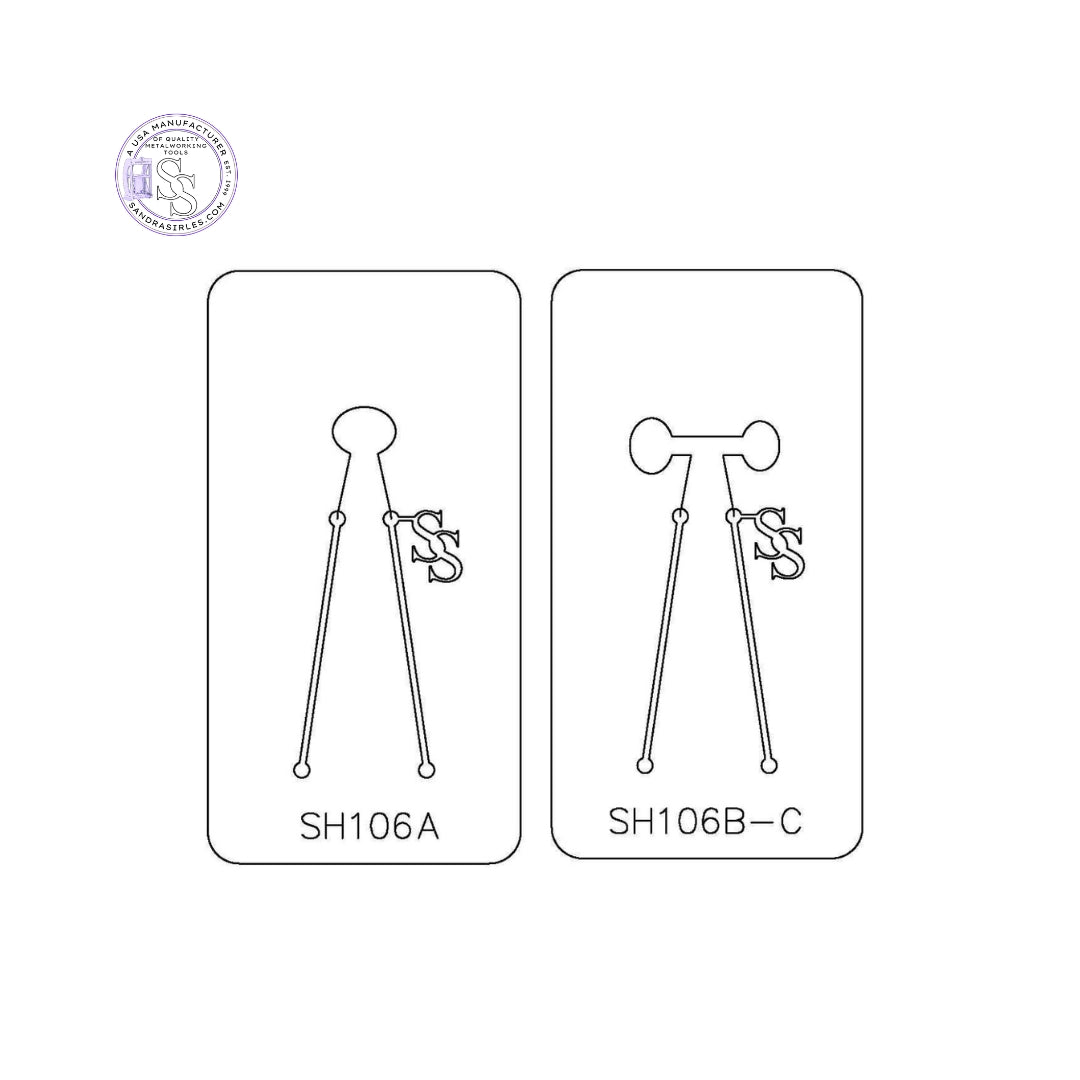 PANCAKE DIE SH106 SMALL OVAL